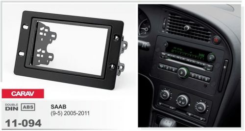 Carav 11-094 2din car radio dash kit panel for saab 9-5 2005-2011