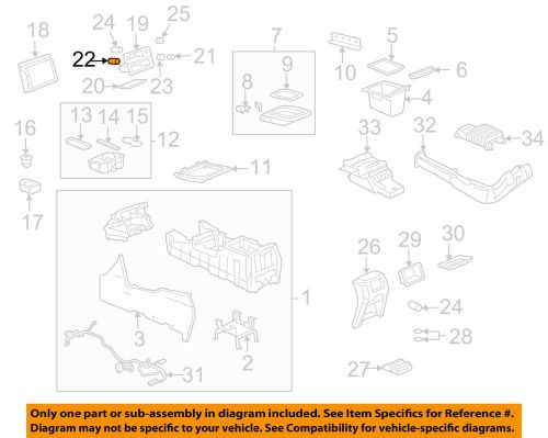 Gm oem instrument panel dash-lighter housing 25776667