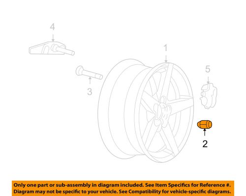 Gm oem wheels-wheel nut 9595203