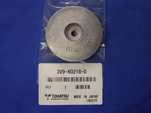 3v9-60218-0 tohatsu outboard zinc anode