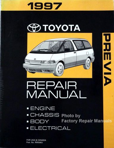 1997 toyota previa mini-van factory service manual original shop repair book