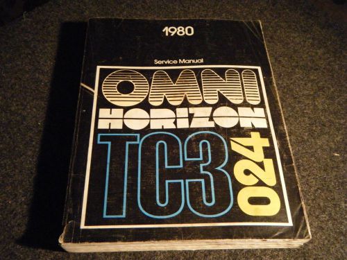 1980 plymouth horizon / dodge omni factory service manual tc3 / 024