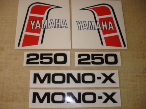 1982 yamaha yz250 euro model complete decal set ahrma