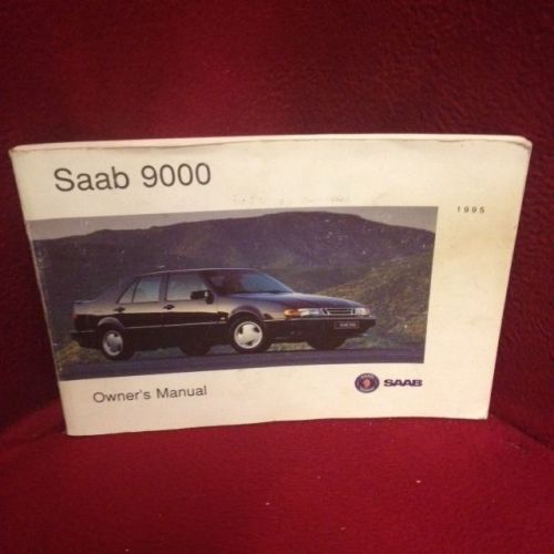 1995 saab 9000 oem owners manual