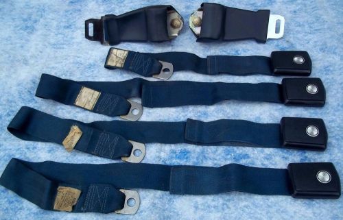 1968 ford falcon seat belts- blue