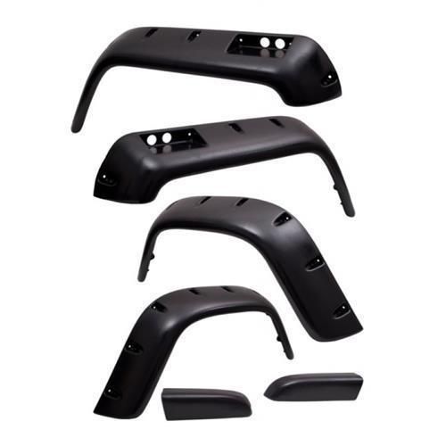 Rugged ridge 6-piece all terrain fender flare kit 11632.20