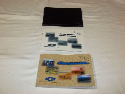 2000 chevrolet impala owner&#039;s manual 3/pc.set &amp; black chevrolet factory case,,