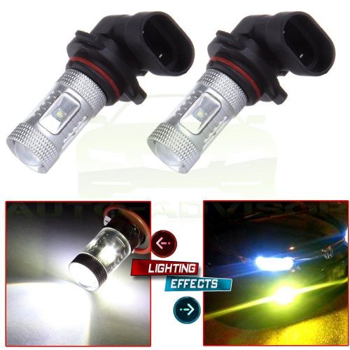 2x 9006 hb4 cree chip 6-3535 smd white bulb daytime running led light 60w drl