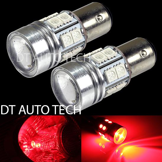 1157 red cree high power led turn signal corner/tail light bulbs/bulb 2357a