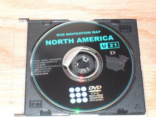 Toyota lexus navigation cd dvd disc u21d navagation disk oem nav navi map