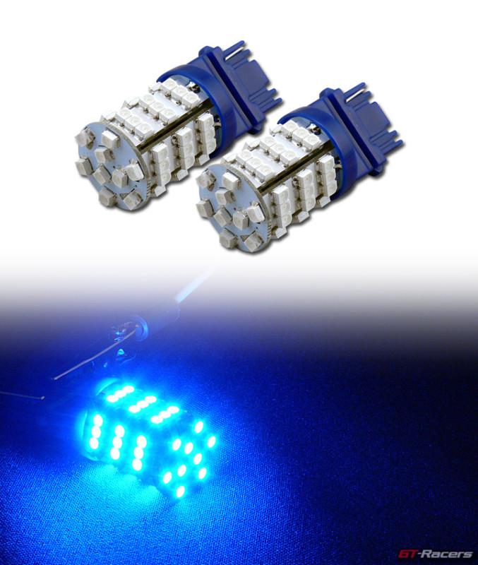 Blue 3156 54 count smd led daytime running light drl lamp bulbs 3056 3156ll 3356