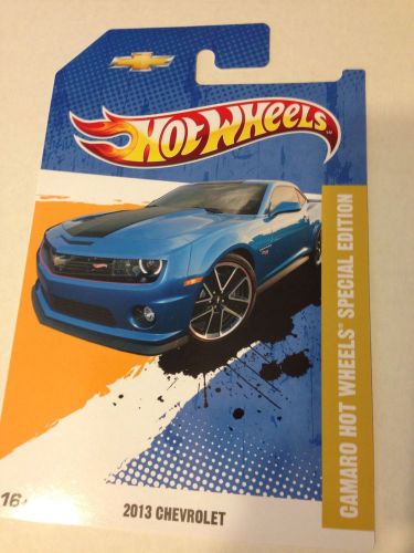 2013 hot wheels camaro edition collectors card neat and rare collectible !!!