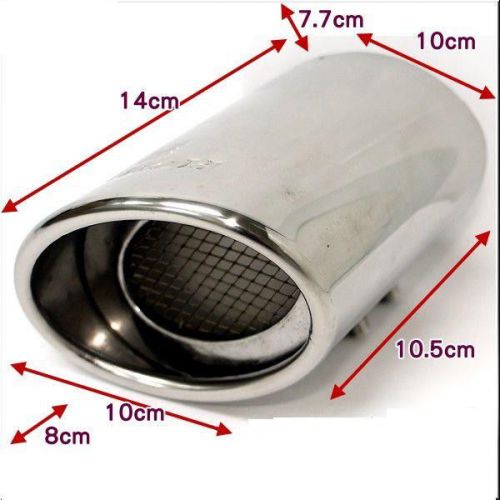 Car alloy muffler exhaust tailpipe tips suit tailpipe size 62-69mm crv5