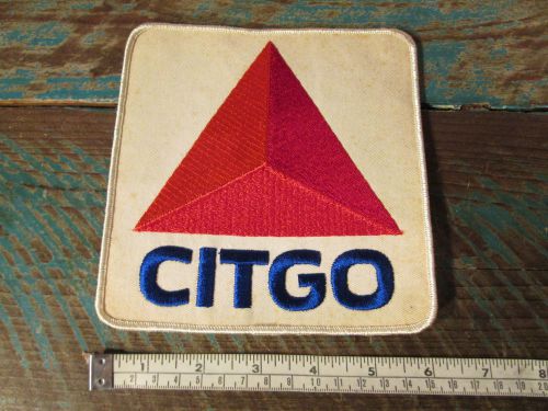 Large vintage citgo racing fuel patch nascar irl grand am indy scca alms trans