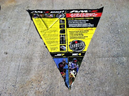 2012 suzuki rm-z 450 banner 47&#034; x 48&#034; mx contingency js7 rc4 #4 poster flag