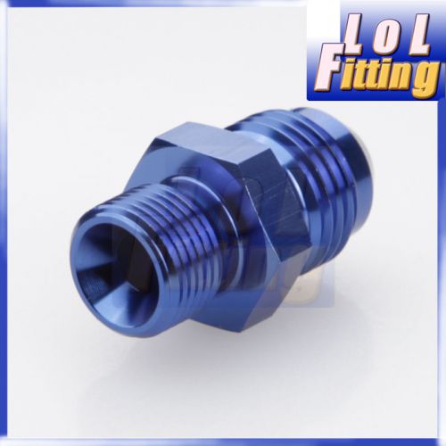 An-16 an16 16an to 1&#039;&#039; npt straight adapter pipe fuel oil fitting blue color