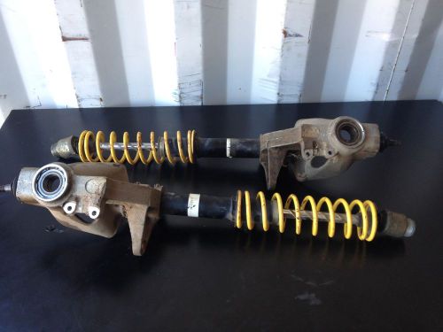 02 kawasaki prairie 650 front shocks shock struts spindles spindle left right