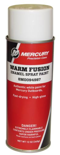 Oem mercury warm fusion white spray paint for verado outboards 92-8m0094987