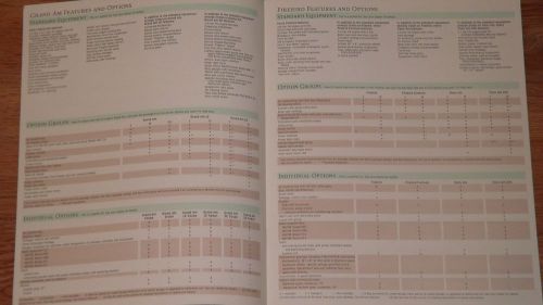 1987 original pontiac  options brochure with trans am, gta, fiero etc..