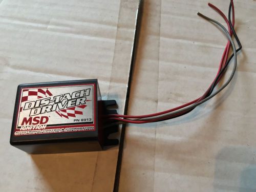 Msd ignition 8913 msd distributorless tach driver 12v