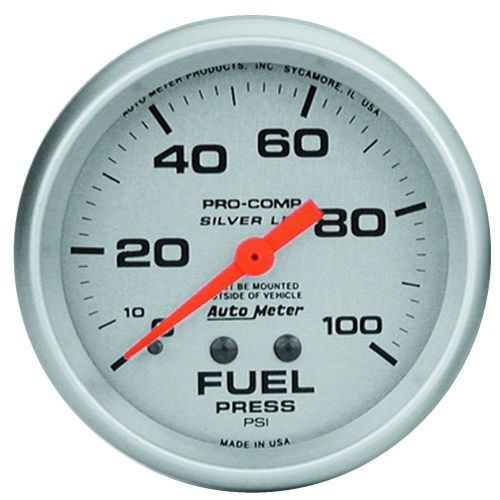 Auto meter 4612 silver; lfgs fuel pressure gauge