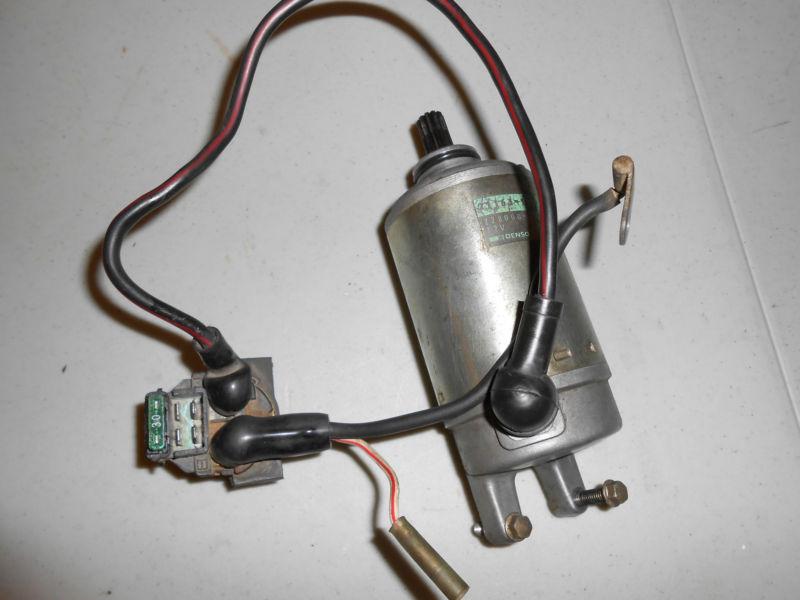 1991 kawasaki zx600d  starter with solenoid