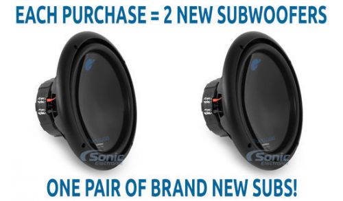 2) planet audio ac12d 900w rms 12&#034; anarchy series dual 4 ohm car subwoofers