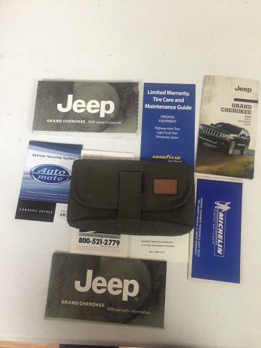 2009 jeep grand cherokee owners manual and case + supplements