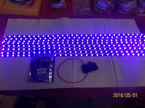 Lt purple x8 led 24inch strips dimmer kit accent boat deck lights