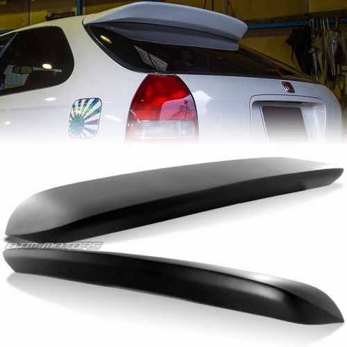 Primer black frp rear roof spoiler wing for 1996-2000 honda civic hatchback 3dr