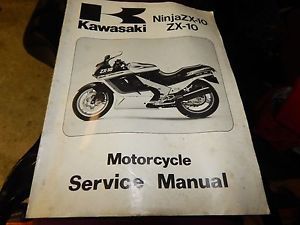 Motorcycle factory service manual- 1988-90 kawasaki ninja 1000