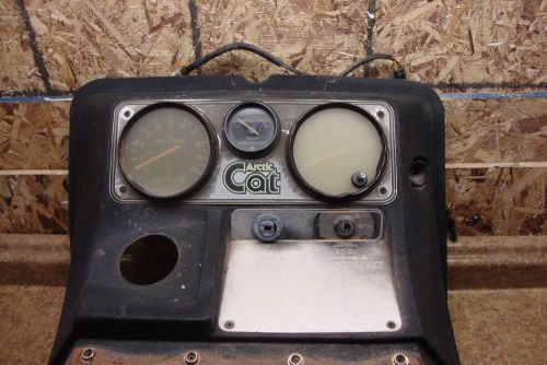 1984 arctic cat el tigre 6000 500 cc snowmobile instrument cluster gauge dash