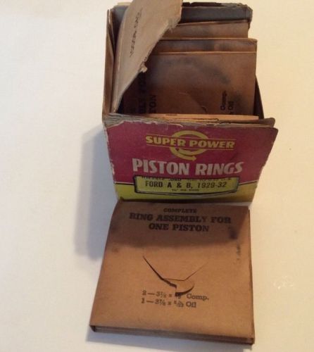 Super power piston rings ramsey corporation vintage ford piston rings 1929-32