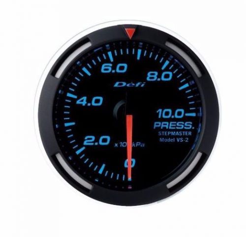 Defi racer gauge 52mm - pressure gauge kpa blue