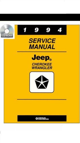 New 1994 jeep factory service repair workshop cd manual cherokee wrangler !!!!!!