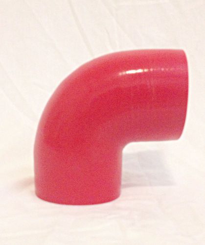 2&#034; 90° red silicone elbow