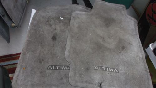 02 03 04 05 06 nissan altima 2.5 3.5 se sl front gray carpet floor mats rugs oem