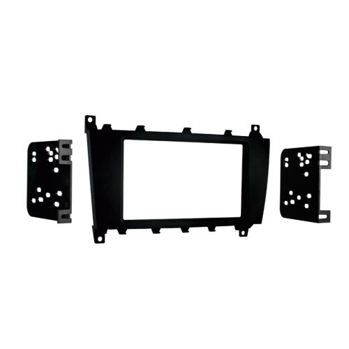 2din ddin radioblende mercedes c-class clk frame mounting kit matt black