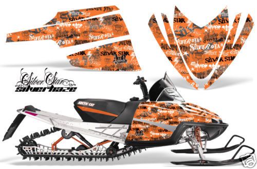 Amr racing sled wrap decal graphic kits arctic cat m8 m7 m series crossfire new