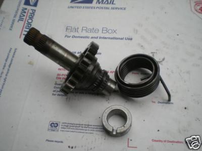 1975 kawasaki kx400 kickstarter shaft kick starter