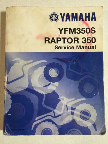 Yamaha raptor 350 yfm350s raptor 350 service manual