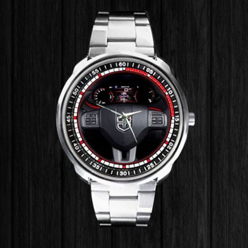 New arrival new dodge dart steeringwheel wristwatches