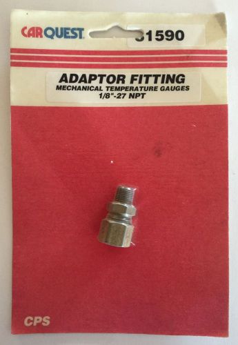 Carquest adaptor fitting mechanical temperature gauges 1/8&#034;-27 npt