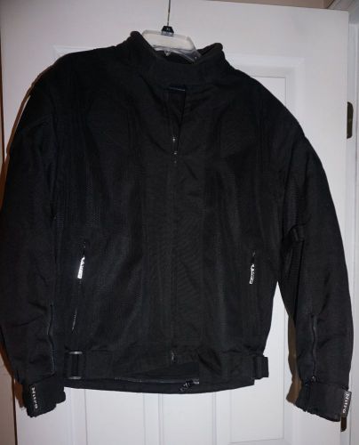 Nitro men motorcycle jacket w/lining &amp; padding  sz m