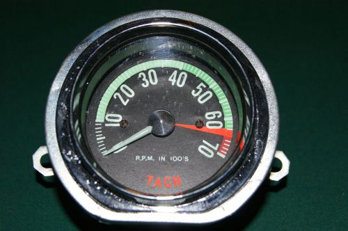 Corvette tachometer 1961 - restored &amp; perfect 6500 redline generator drive