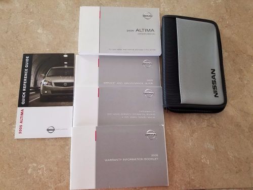 2005 nissan altima owners manual - owners guide - oem  excellent condition