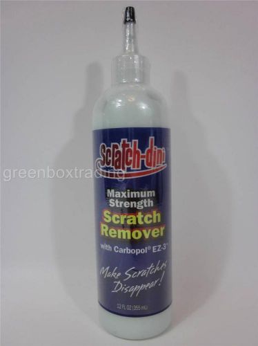 Big bottle 12 fl oz scratch-dini remover maximum strength with carbopol ez-3