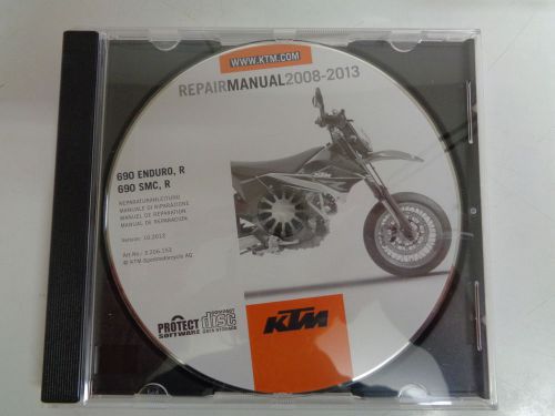 2008-2013 ktm 690 enduro r smc motorcycle repair service shop manual new disc