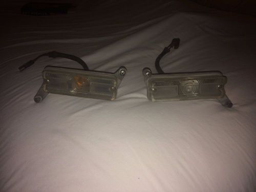 1969 69 dart swinger gt front park light assembly  set  high quality wow  rare