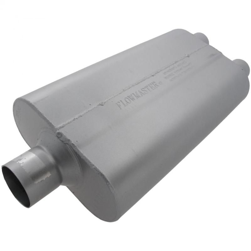 Flowmaster 50 delta flow muffler - 2.50 center in / 2.00 dual out - moderate